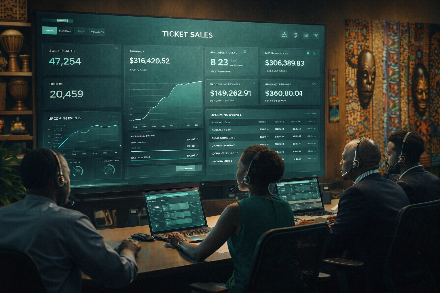 Vybent event operations overview